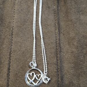 Silver Heart Pendant Necklace